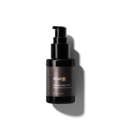 Synergie Skin - XCell B, Face Serum with Vitamin B3, 21 Niacinamide Serum, Pore Minimizer, Reduces Fine Lines and Wrinkles, Serum for Uneven Skin Tone, 30 ml
