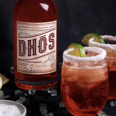 Dh s Handcrafted Non-Alcoholic Bittersweet 750 ML Bottle w Pack Owen s Mixers Transfusion Mix 8.2 OZ Cans - Keto-Friendly, Zero Sugar, Zero Calories, Zero Proof - Perfect for Mocktails - Made in USA