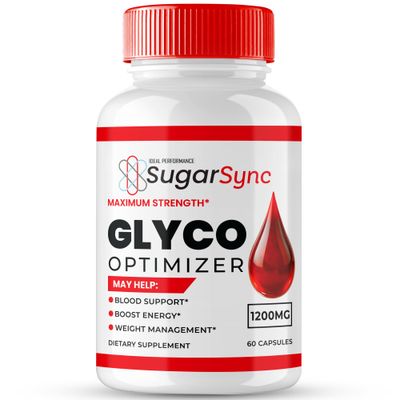 Sugar Sync Glyco Optimizer Reviews, Sugar Sync Glyco Optimizer Supplement Capsules - Maximum Strength, SugarSync Glyco All Natural Fommula Pills, SugarSyncGlyco Health Support Reviews (60 Capsules)