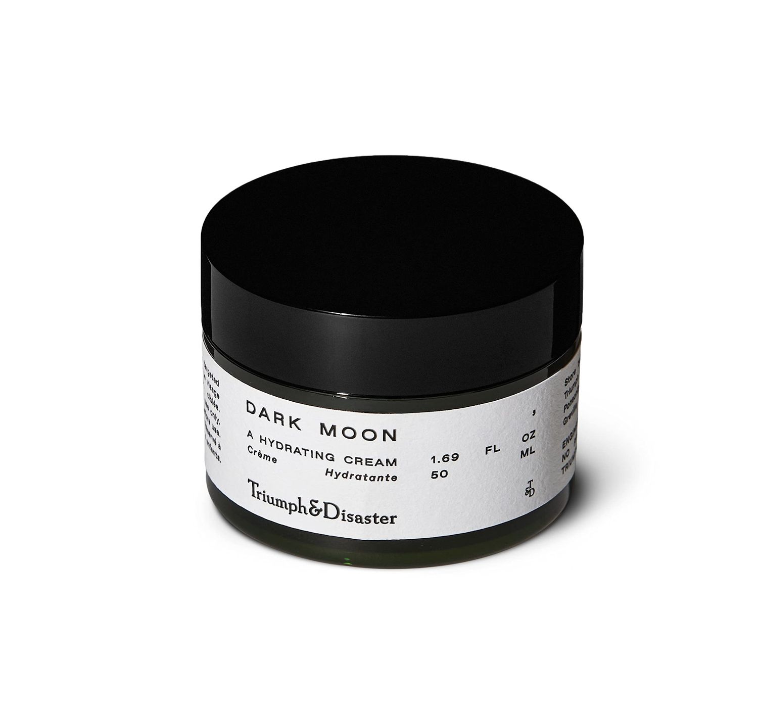 TRIUMPH DISASTER Dark Moon Hydrating Cream Face Moisturizer - Night Cream for Men, 1.7 oz