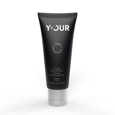 Y&#39;OUR Tinted Moisturizer - Hydrating Anti-Aging, Tinted SPF 30 Makeup, Dry, Oily Combination Skin Fragrance-free Oil-Free, 1.35 fl. oz (Light)
