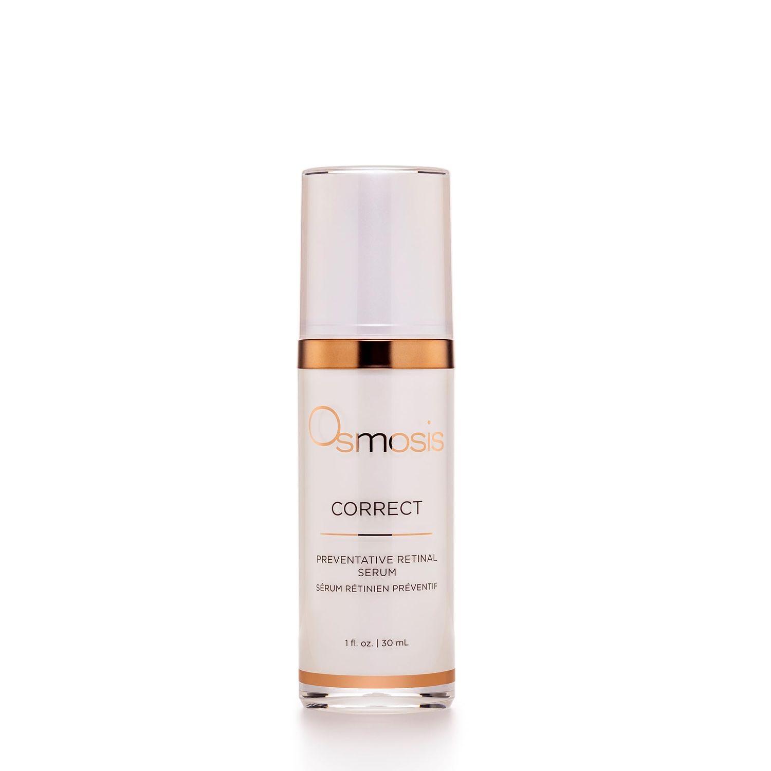 OSMOSIS CORRECT Preventative Retinal Facial Serum, Collagen Booster for Youthful, Radiant Skin for Aging, Pigmented, and Dry Skin, 1 Fl Oz