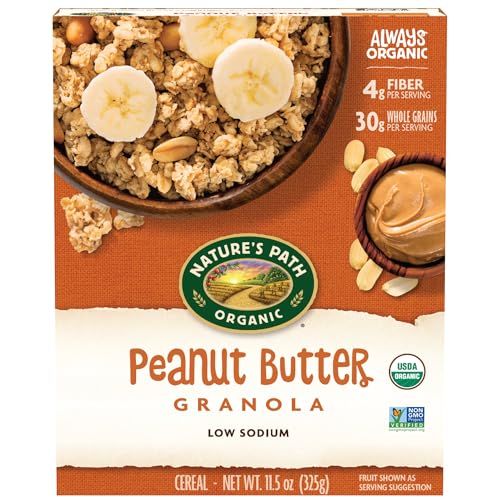 Nature&#39;s Path Organic Peanut Butter Granola, 11.5 oz (Pack of 1), Non-GMO