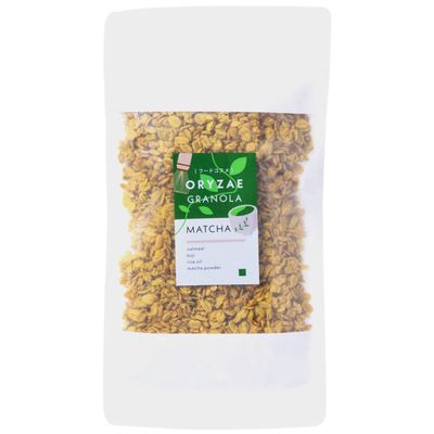 Koji Granola Matcha 7.05oz (200g), No added sugar, Sweetened with rice koji, Made in Japan, Oatmeal, Cereal