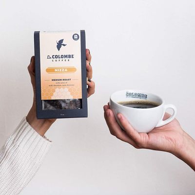 La Colombe Nizza Medium Roast Whole Bean Coffee - Notes of Milk Chocolate, Nuts Brownie with Honey-Sweet Roasted Nuttiness, 12 Ounce (Pack of 1)