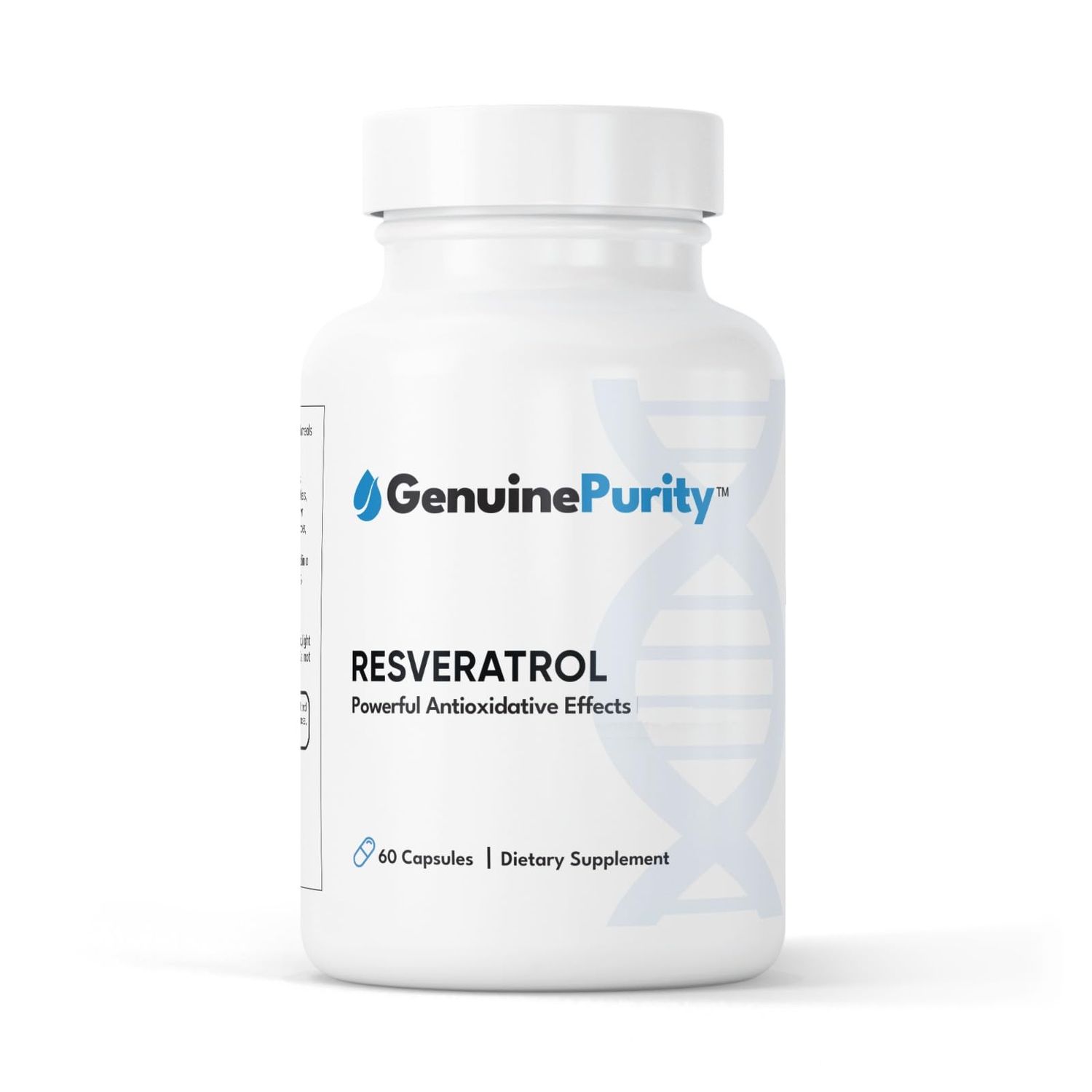 GenuinePurity Liposomal Trans-Resveratrol 500mg Powerful Antioxidant, Activates Sirtuins Pure Liposomal Trans-Resveratrol Supplement Gluten Free, Vegan, USA Made, Non-GMO 60 Capsules