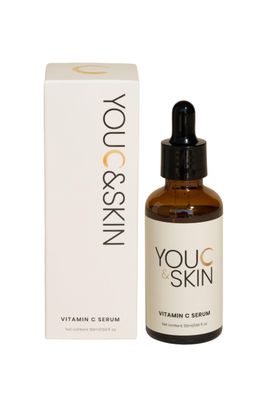 You C Skin Vitamin C Serum for Face Neck for Men Women - Anti-Oxidant Rich, Collagen Boosting, Repairs Protects against Sun Damage