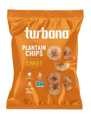 Turbana Plantain Chips Sweet - Box of 5 x 7oz bags