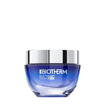 Biotherm Blue Therapy Night Cream, Moisturizing Anti-Aging Night Cream with Biotech Plankton, Targets Signs of Aging, Reduces Wrinkles Dark Spots, Improves Firmness Overnight, 1.7 Fl. Oz.
