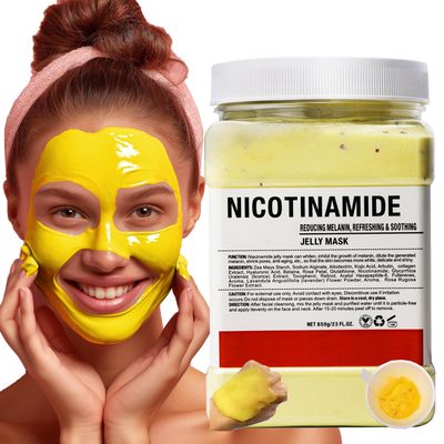DR MEINAIER Vajacial Hydro Jelly Mask Powder for Face, Jelly Mask for Facials Professional, Jelly Facial Mask for Teens and Women. Jelly face mask. (Nicotinamide)