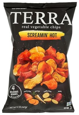 Terra Vegetable Chips Screamin&#39; Hot oz, 5 Ounce