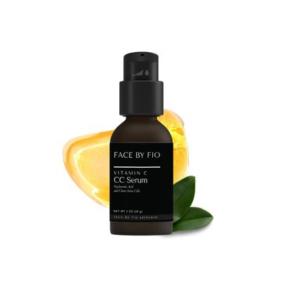 Face by Fio CC Serum with Vitamin C - Anti-Aging, Hydrating, with Hyaluronic Acid, Citrus Stem Cells, Vegan, Cruelty-Free, Made in USA, 1 fl oz (30 ml)