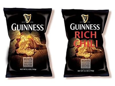 Burt&#39;s Guinness Chips - COMBO pack of Regular and Chili flavors