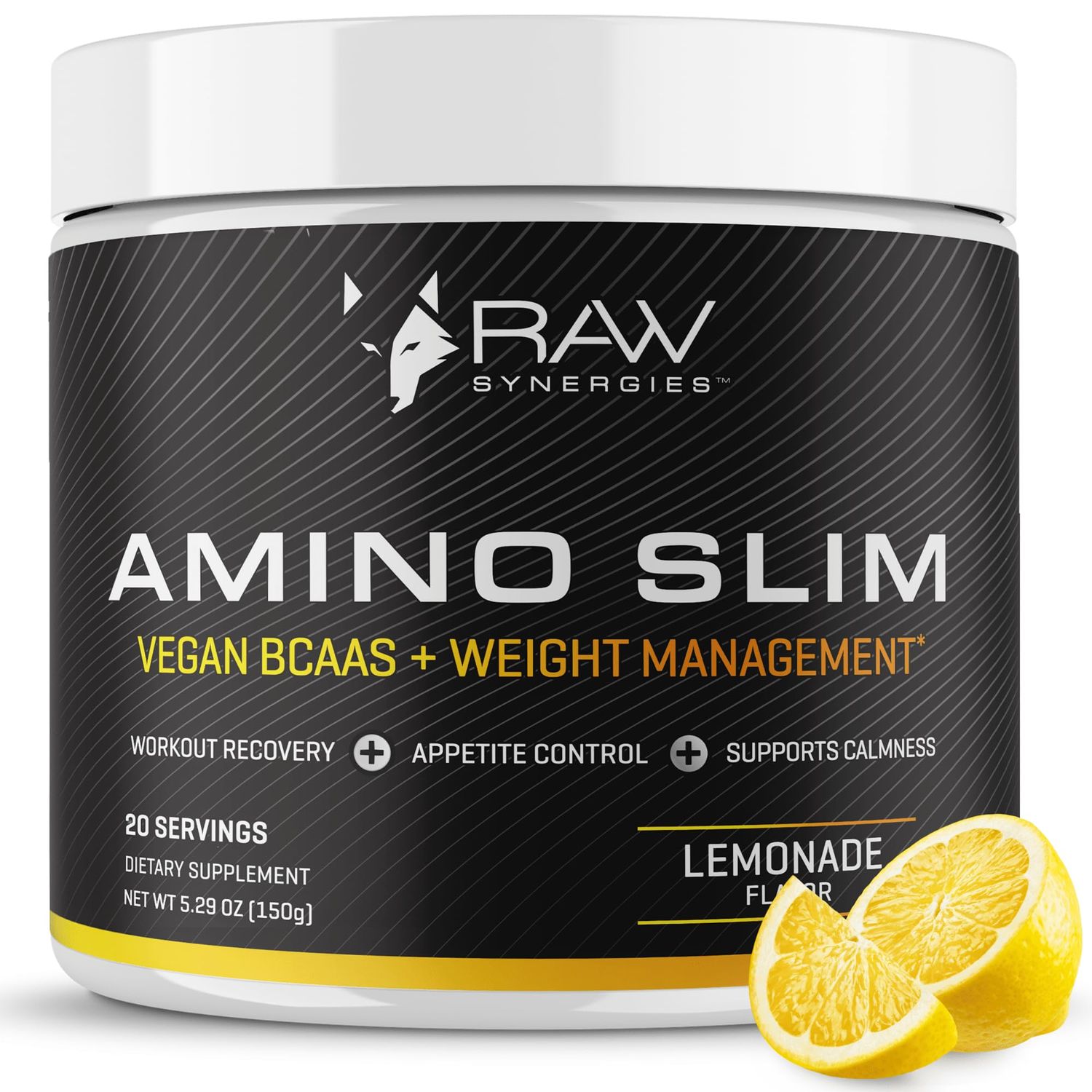 RAW Synergies Amino Slim Lemonade 20 serv