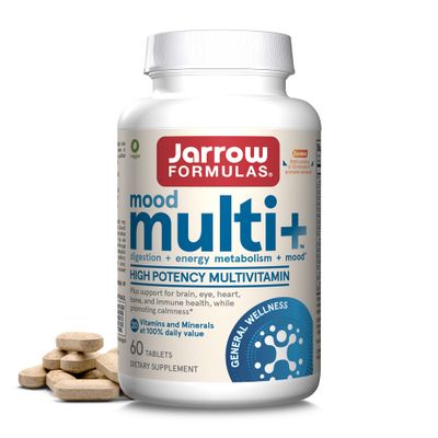 Jarrow Formulas Multi Mood Multivitamins for Occasional Stress Resistance, 60 Tablets, 30 Day Supply