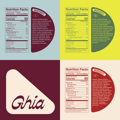 Ghia Non-Alcoholic Variety Le Spritz, 8.4 Fl Oz (12 Pack) Mocktail Cocktail Mixer, ZeroProof Sparkling Ap ritif with Soothing Herbal Extracts No Added Sugar, No Artificial Flavors, Caffeine-Free