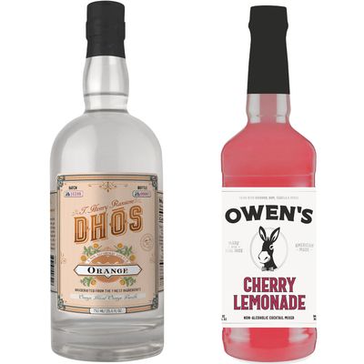 Dh s Handcrafted Non-Alcoholic Orange 1 Pack w 1 Pack Owen s Mixers Cherry Lemonade 32 OZ - Keto-Friendly, Zero Sugar, Zero Calories, Zero Proof - 750 ML - Perfect for Mocktails - Made in USA
