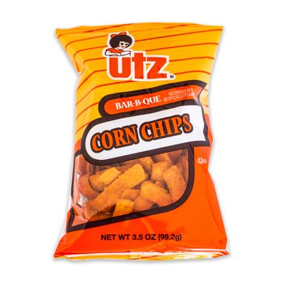 Utz BBQ Corn Chips - Crispy, Crunchy Delicious BBQ Corn Flavors - 4, 3.5oz bags