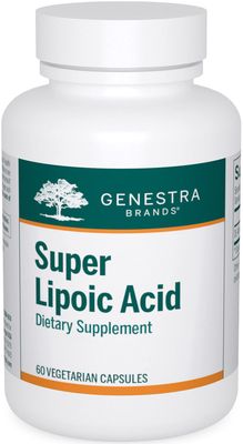 Genestra Brands Super Lipoic Acid - Alpha Lipoic Acid to Support Metabolism Anxtioxidants - 60 Capsules