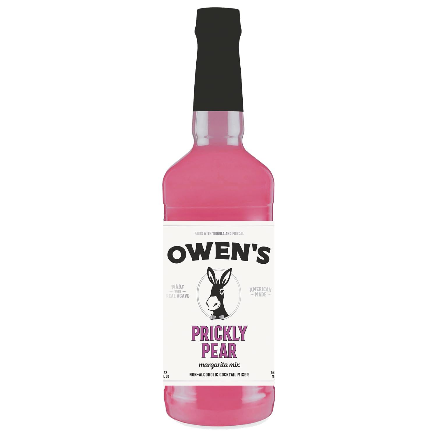 Owen s Craft Mixers Live Nation Exclusive Prickly Pear 1 Pack Handcrafted in USA Premium Ingredients Vegan Gluten-Free Soda Mocktail Cocktail Mixer