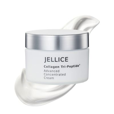 JELLICE Advanced Concentrated Collagen Face Cream - Face Moisturizer for Women of All Skin Types with Collagen Tripeptides for Enhanced Hydration Elasticity - Japanese Cosmetics - 1.01 oz