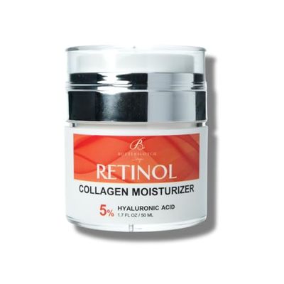 Butterscotch Skyn Anti-Aging, Hydrating Retinol Collagen Moisturizer with 5 Hyaluronic Acid, 1.7 fl oz