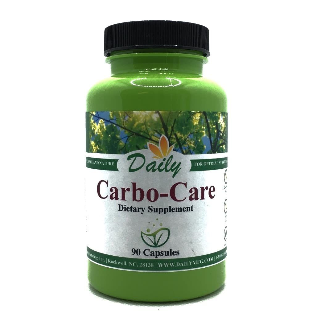 Daily Maunfacturing Carbo-Care (Magnesium, Chromium, Mulberry Leaf Extract, Ceylon Cinnamon, Banaba Extract, Berberine, Vanadium) 90 Vegetarian Capsules
