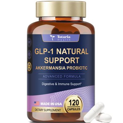 GLP-1 Supplement with Akkermansia Probiotic, Berberine HCI, Garcinia Cambogia, Apple Cider Vinegar, Green Tea Extract,13 in 1 GLP-1 Natural Support, 120 Capsules
