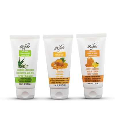 Pocket-Sized Face Wash Trio For All Skin Types Dull Skin Gentle Face Wash For Daily Use