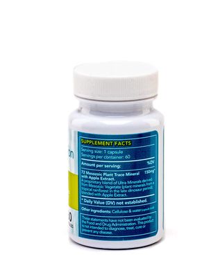 BioImmersion Energy - Plant-Based Ultra Minerals with Apple Extract for Cellular Vitality Metabolism Support - 60 Vegan Capsules