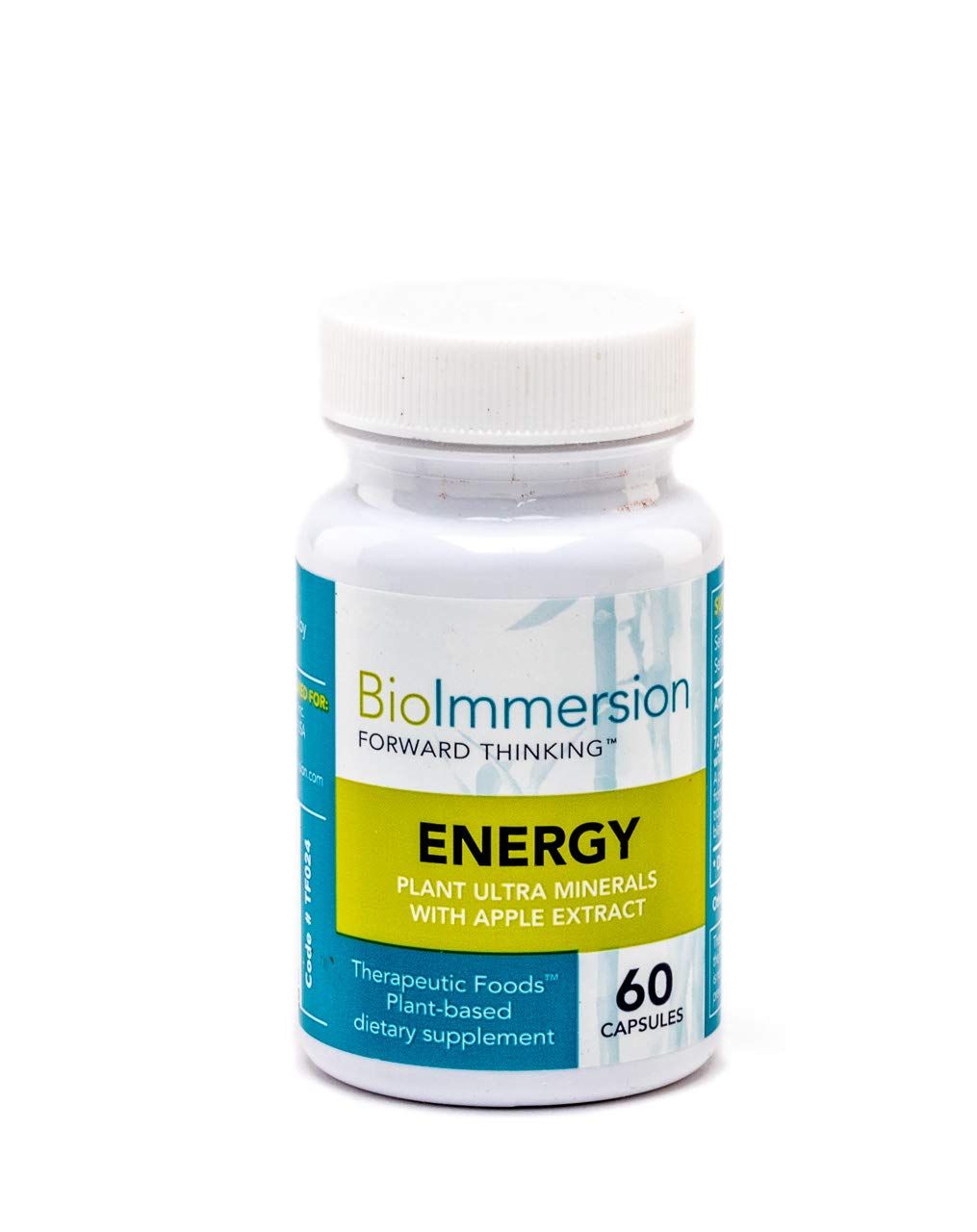BioImmersion Energy - Plant-Based Ultra Minerals with Apple Extract for Cellular Vitality Metabolism Support - 60 Vegan Capsules
