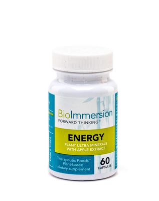 BioImmersion Energy - Plant-Based Ultra Minerals with Apple Extract for Cellular Vitality Metabolism Support - 60 Vegan Capsules