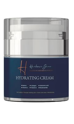 Harbour Jane Daily Moisturizer Face Cream - For Deep Hydration, Retinol, Collagen, Hyaluronic Acid, Niacinamide (nicotinamide), Vitamin C, Vitamin E, Oatmeal Extract - Anti-Aging Face Cream