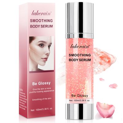 Be Glossy Body Serum for Wrinkles, Hyaluronic Acid, Vitamin E,Skin Tightening Hydration Anti-Aging Firming Serum 100ML3.38 Fl Oz-1815