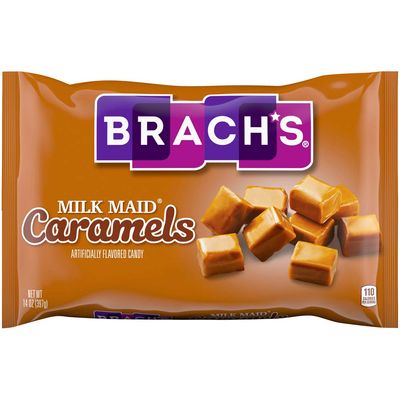 Brach&#39;s Milk Maid Caramels Candy, 14 oz