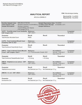 Ubiquinol CoQ10-600mg-Softgel, Active Coq10 Ubiquinol Supplement with Vitamin E Omega 3, 6, 9, High Absorption-Coenzyme-Q10, Powerful Antioxidant for Energy Production, Tested, 120 Count
