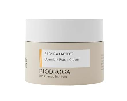 Biodroga Bioscience Institute Repair Protect Overnight Repair Cream Night Cream 50 ml - Anti-Age Moisturiser for Firm Skin, Line Reduction Energy Boost with Black Forest Complex