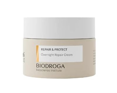 Biodroga Bioscience Institute Repair Protect Overnight Repair Cream Night Cream 50 ml - Anti-Age Moisturiser for Firm Skin, Line Reduction Energy Boost with Black Forest Complex