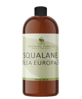 Squalane Oil - Pure, Natural, Plant-Derived, Non-GMO, Refined 32 oz, Squalene Alternative- Ultra Hydrating Moisturizing Carrier Oil, for Skin, Hair, Body, Face, Nails.Packaging May Vary
