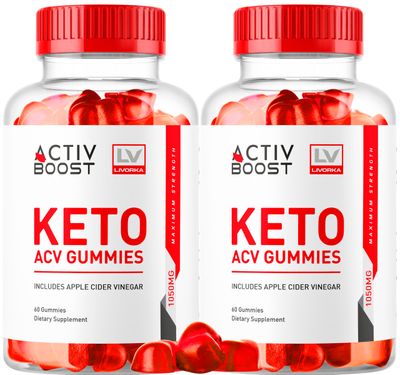(2 Pack) ActivBoost Keto Gummies Advanced Formula, 120 Gummies for 2 Months