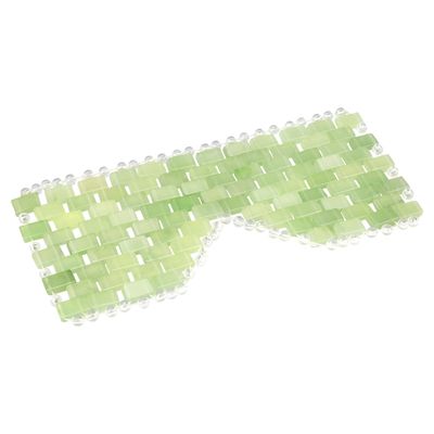 LazyGa Jade Eye Mask, Facial Cooling Mask with 100 Real Jade for Hot Cold Therapy to Reduce Wrinkles, Puffiness, Migraines, and Anti-Aging