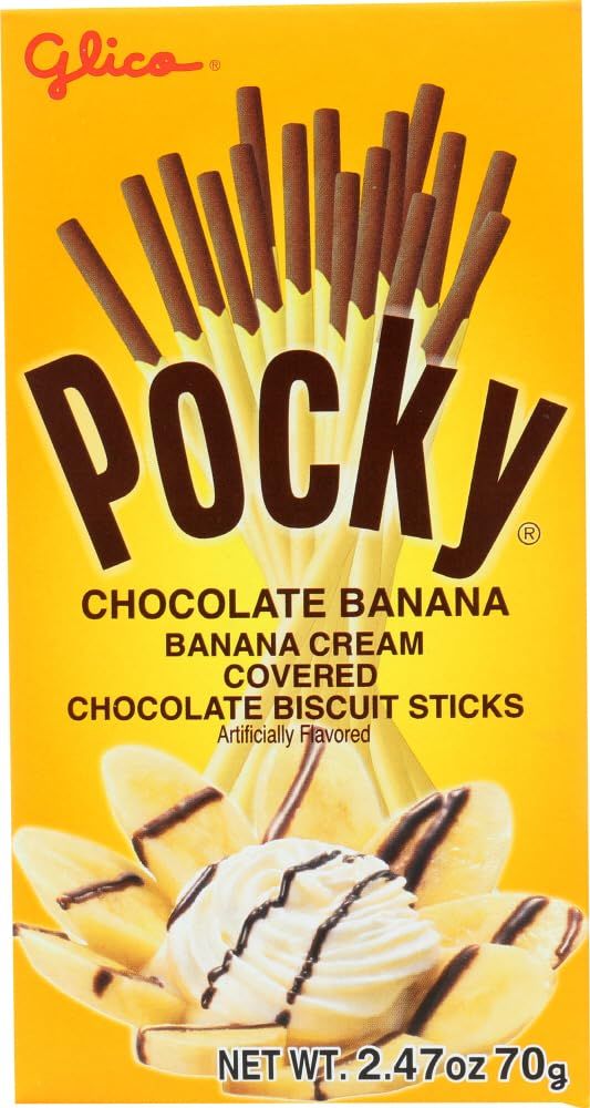 Pocky Chocolate Banana 2.47 oz each (2 Items Per Order)