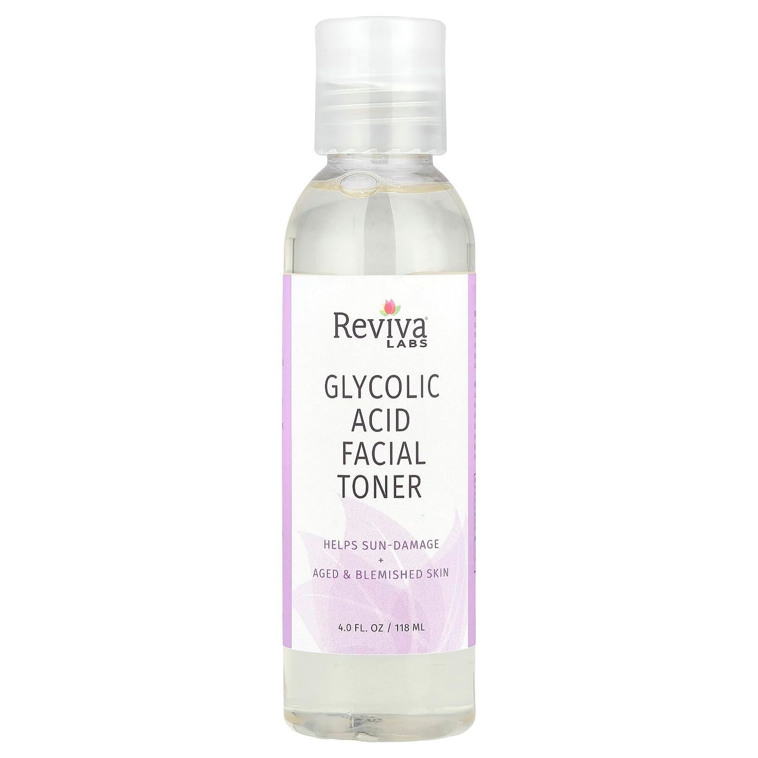 Reviva Labs Glycolic Acid Facial Toner, 4 Ounce