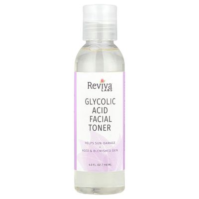 Reviva Labs Glycolic Acid Facial Toner, 4 Ounce