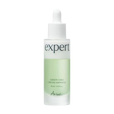 Ariul Expert Green Cera Cream Ampoule - Retinol for Skin Firming, Carnosine Mugwort Ceramide for Hydration Barrier Support, Radiance Boosting, Vegan Formula, Korean Skin Care, 30ml 1.01 fl. Oz