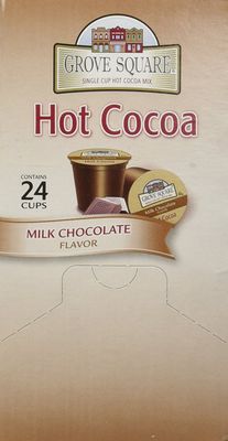 Grove Square Hot Cocoa Cups, Milk Chocolate, Single Serve Cup for Keurig K-Cup Brewers, 24-Count (Pack of 2)