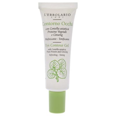 L'Erbolario Eye Contour Gel - Contains Plant Protein And Ginseng - Light, Non Greasy Cream - Helps Reduce Under-Eye Bags And Circles - Provides A Fresh Sense Of Well-Being - Paraben Free - 0.5 Oz