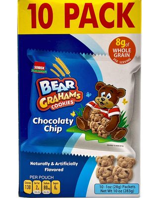 Bear Grahams Cookies, Chocolate Chip