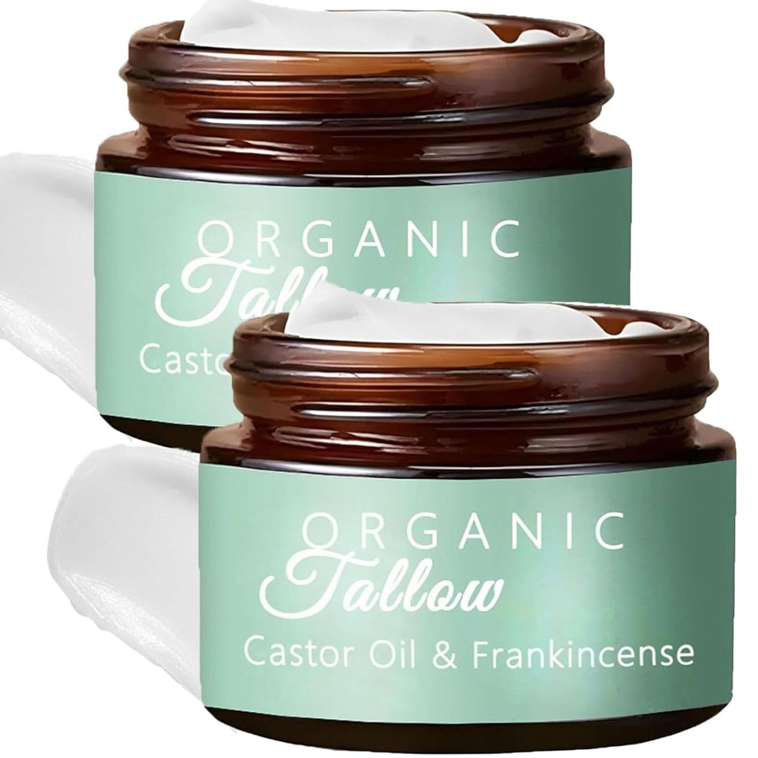 Aultink Grass-fed Beef Tallow with Frankincense Oil Castor oil, Tallow and Manuka Honey Balm, Beef Tallow Moisturizer for Skin for Face, Body (2)