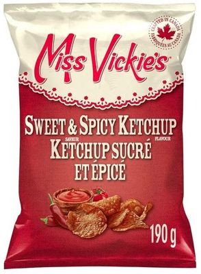 Miss Vieckie&#39;s Potato Chips Sweet Spicy Ketchup, 190g8oz (Pack of 2) - Imported from Canada